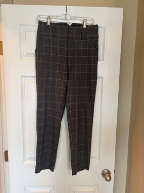 Abercrombie & Fitch High Waisted Plaid Pants Size Small Reg Academia Preppy Y3
